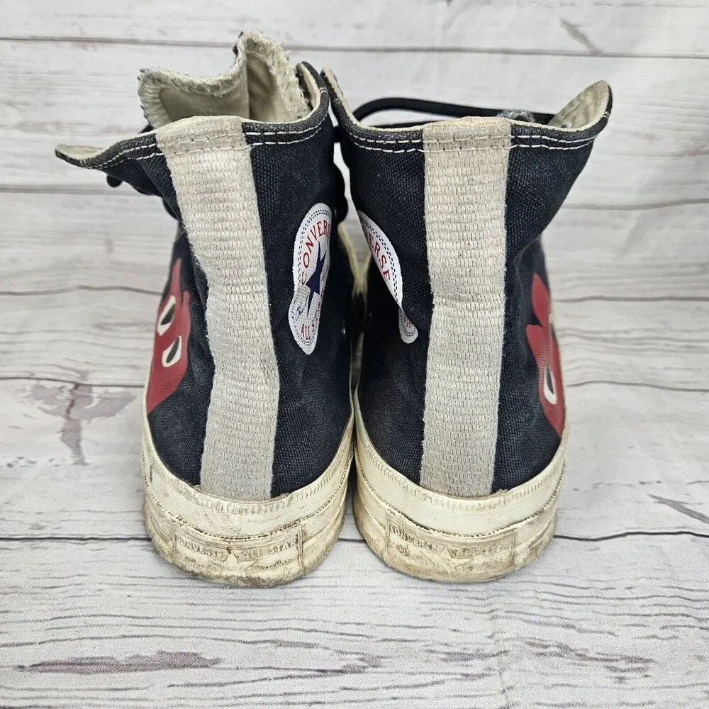 Converse Chuck Taylor All Star High x Comme des Garcons Men's 5 Women's 7 Worn
